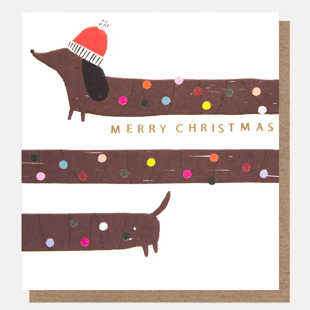 Bunting & Sausage Dog Mixed Charity Christmas Cards Pack of 8>Caroline Gardner Best Sale