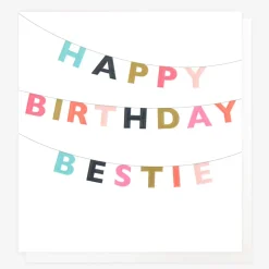 Bunting Happy Birthday Card For Friend>Caroline Gardner Outlet