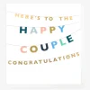 Bunting Here's To The Happy Couple Card>Caroline Gardner Best