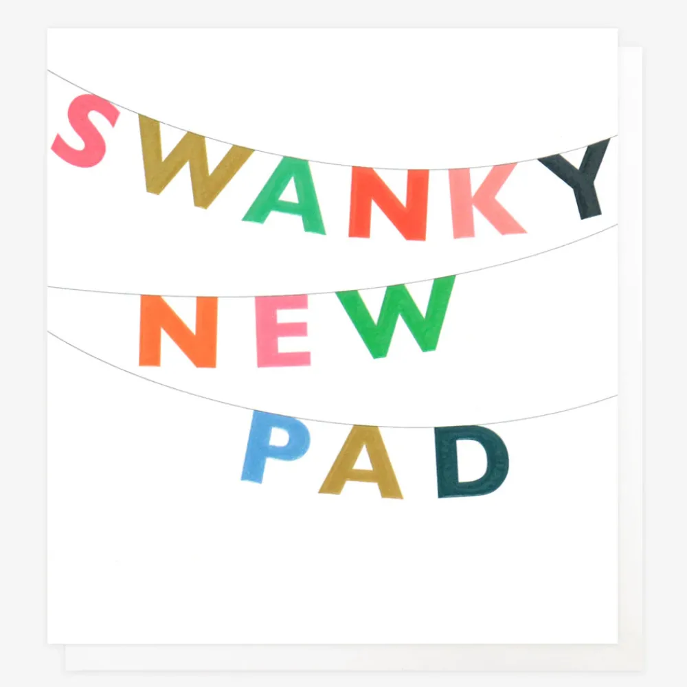 Bunting Swanky New Home Card>Caroline Gardner New