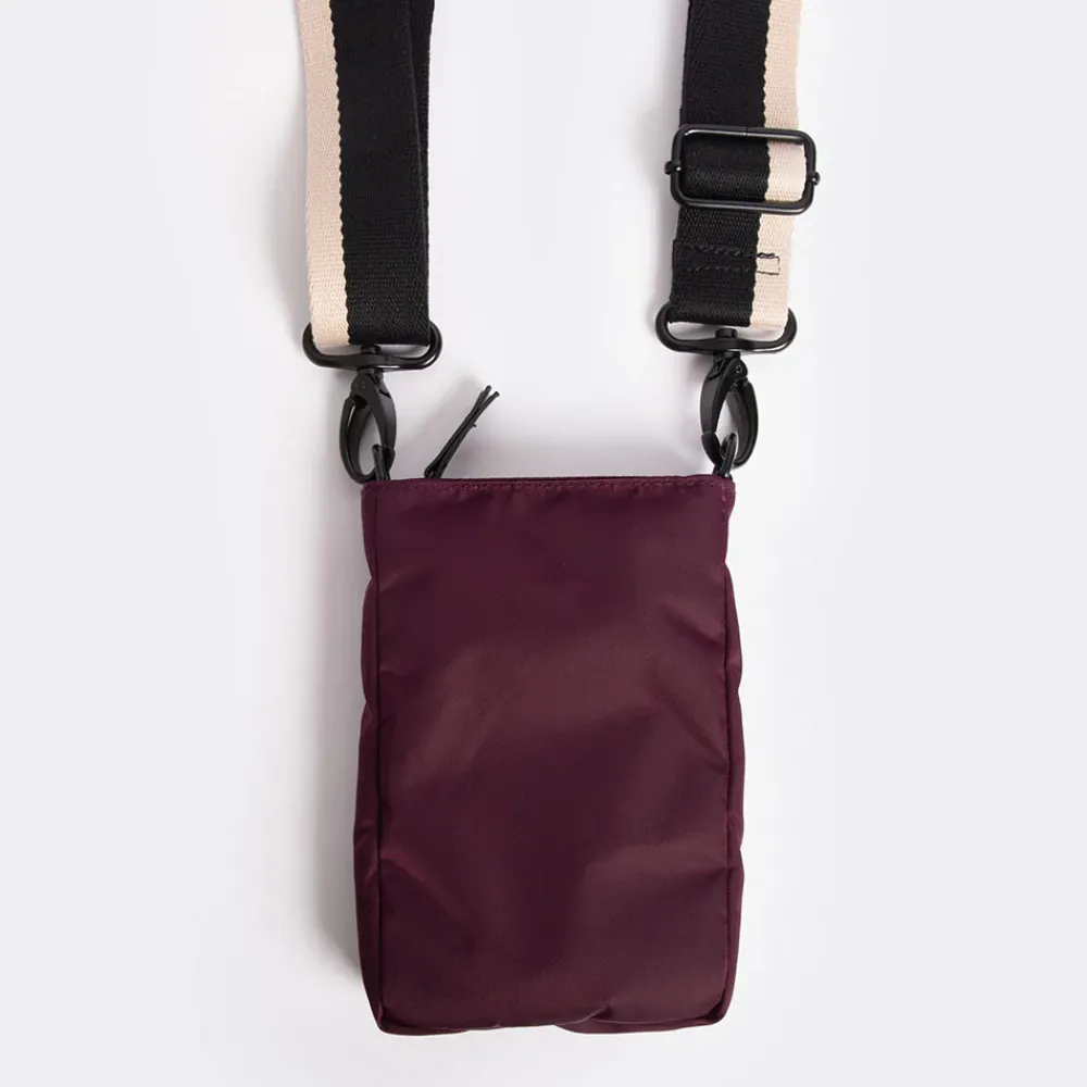 Burgundy Padded Phone Pouch Bag>Caroline Gardner Cheap