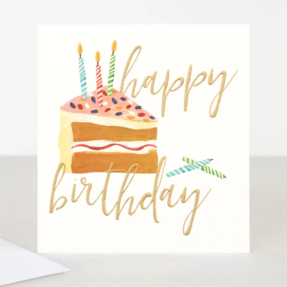 Cake & Candles Birthday Card>Caroline Gardner Shop