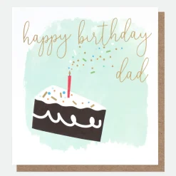 Cake & Confetti Happy Birthday Dad Card>Caroline Gardner Fashion