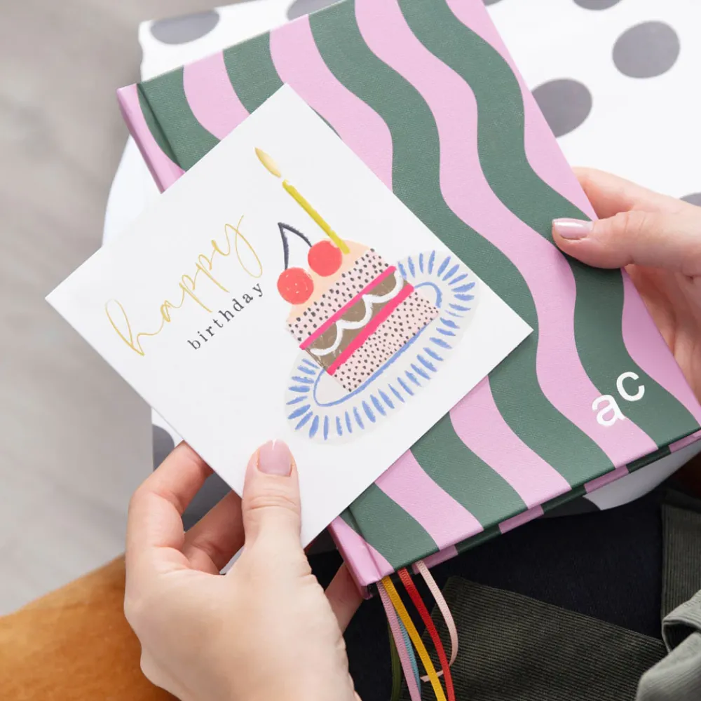 Cake On A Plate Happy Birthday Card>Caroline Gardner Outlet
