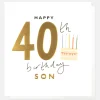 Cake 40th Birthday Card For Son>Caroline Gardner Sale