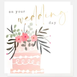Cake With Flowers Wedding Card>Caroline Gardner Sale