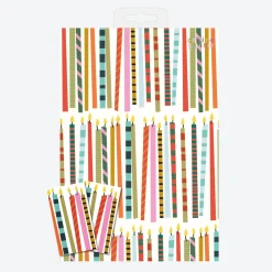 Candles Wrapping Paper and Tags Set of 2>Caroline Gardner Sale