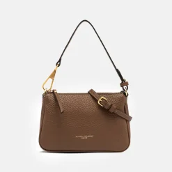 Castoro Brown Leather Brooke Bag>Caroline Gardner Outlet