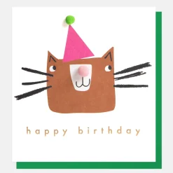 Cat In Party Hat Birthday Card>Caroline Gardner Cheap