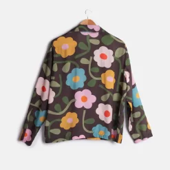 Charcoal Bloom Pyjama Shirt><noscript><img width=