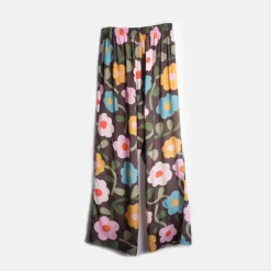 Charcoal Bloom Pyjama Trousers>Caroline Gardner Shop