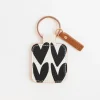 Charcoal Heart Tab Keyring>Caroline Gardner Online