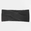Charcoal Wool Blend Knitted Headband>Caroline Gardner Discount