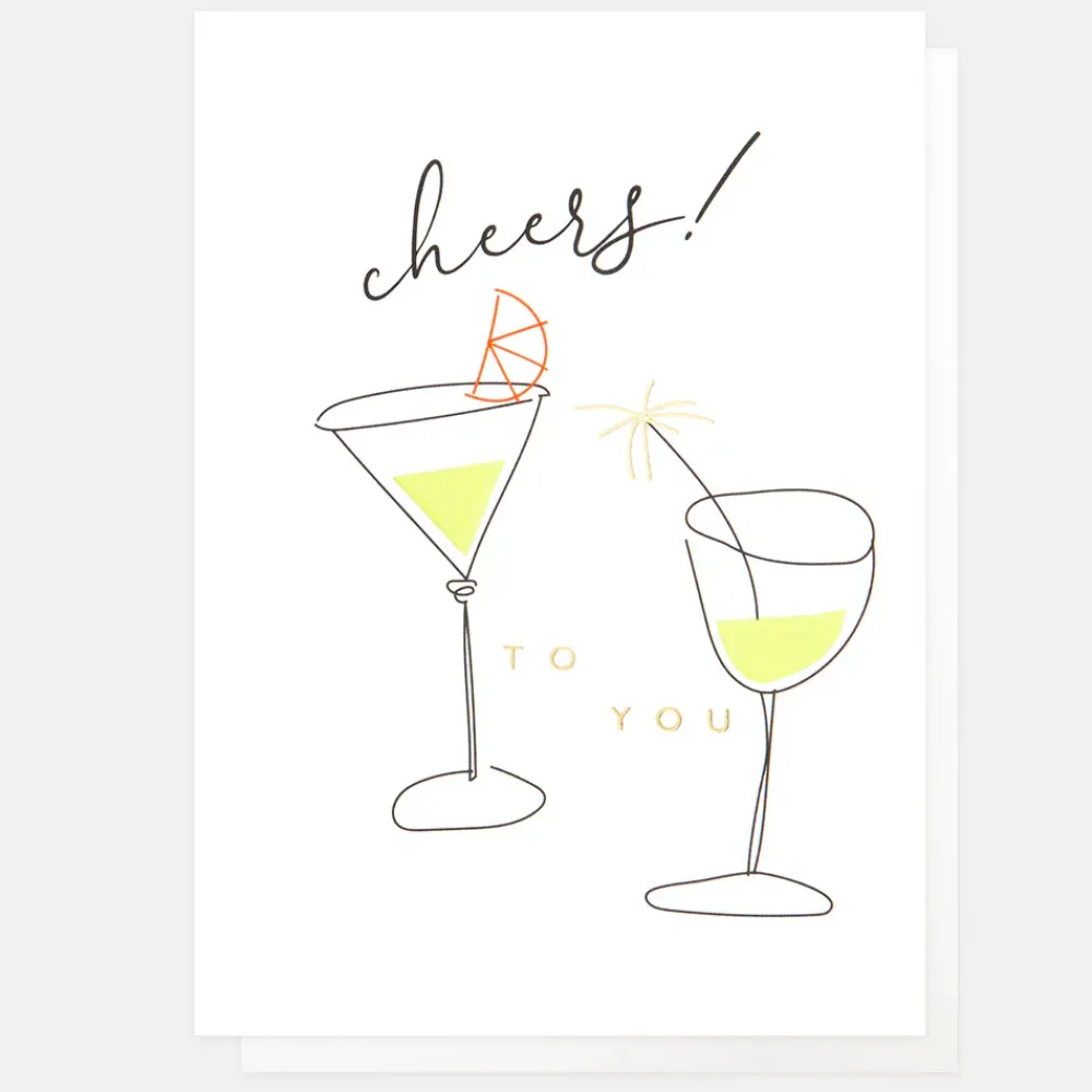 Cocktails Cheers To You Card>Caroline Gardner Store