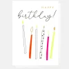 Colourful Candles Birthday Card>Caroline Gardner Online