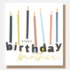 Colourful Candles Birthday Card For Brother>Caroline Gardner Flash Sale
