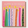Colourful Candles Happy Birthday Card>Caroline Gardner Outlet