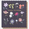 Colourful Florals Happy Birthday Card>Caroline Gardner Shop
