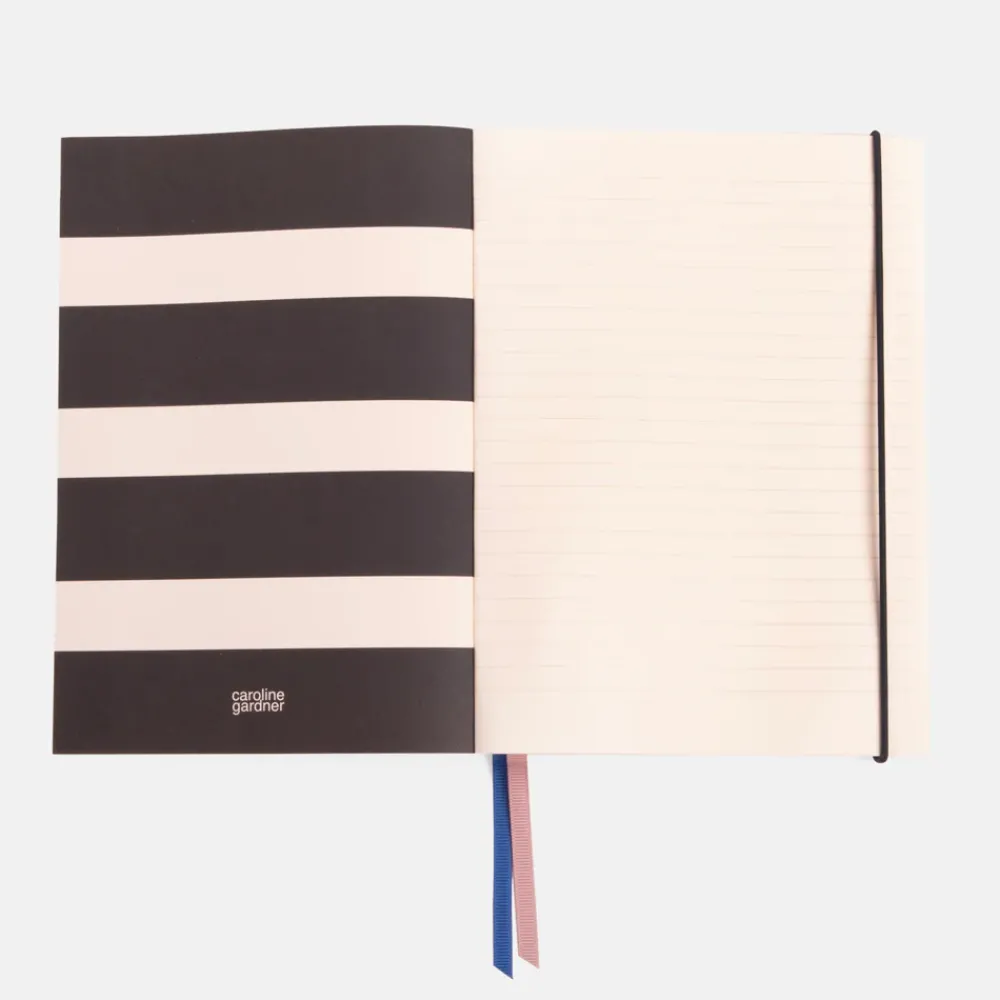 Coral Hearts Soft Cover A5 Notebook>Caroline Gardner Outlet