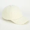 Cream Borg Baseball Cap>Caroline Gardner Cheap