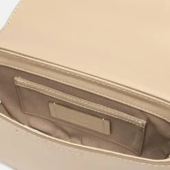 Cream Leather Sandy Crossbody Bag><noscript><img width=