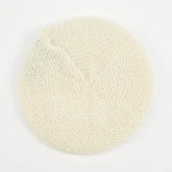 Cream Wool Mix Knitted Beret>Caroline Gardner Cheap