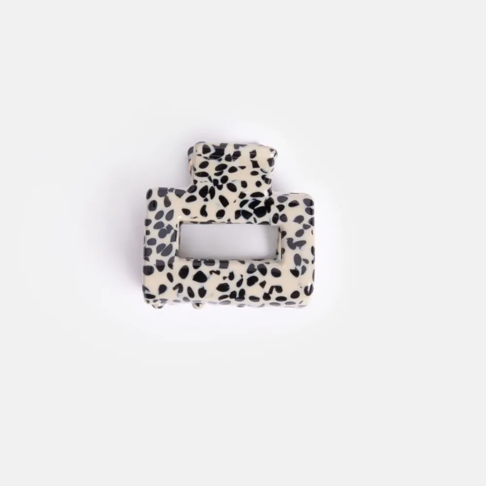 Cream/Black Speckle Mini Hair Claw>Caroline Gardner Cheap