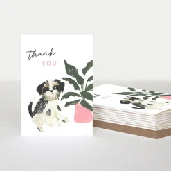 Cute Dog Thank You Notecards Pack of 10>Caroline Gardner Outlet