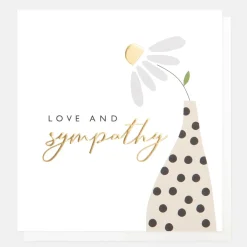 Daisy In Vase Love & Sympathy Card>Caroline Gardner Discount