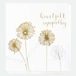 Dandelion Heartfelt Sympathy Card>Caroline Gardner Cheap