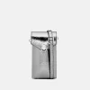 Dark Silver Leather Corallo Phone Bag>Caroline Gardner Cheap