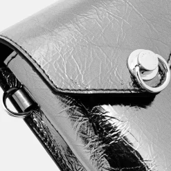 Dark Silver Leather Corallo Phone Bag><noscript><img width=
