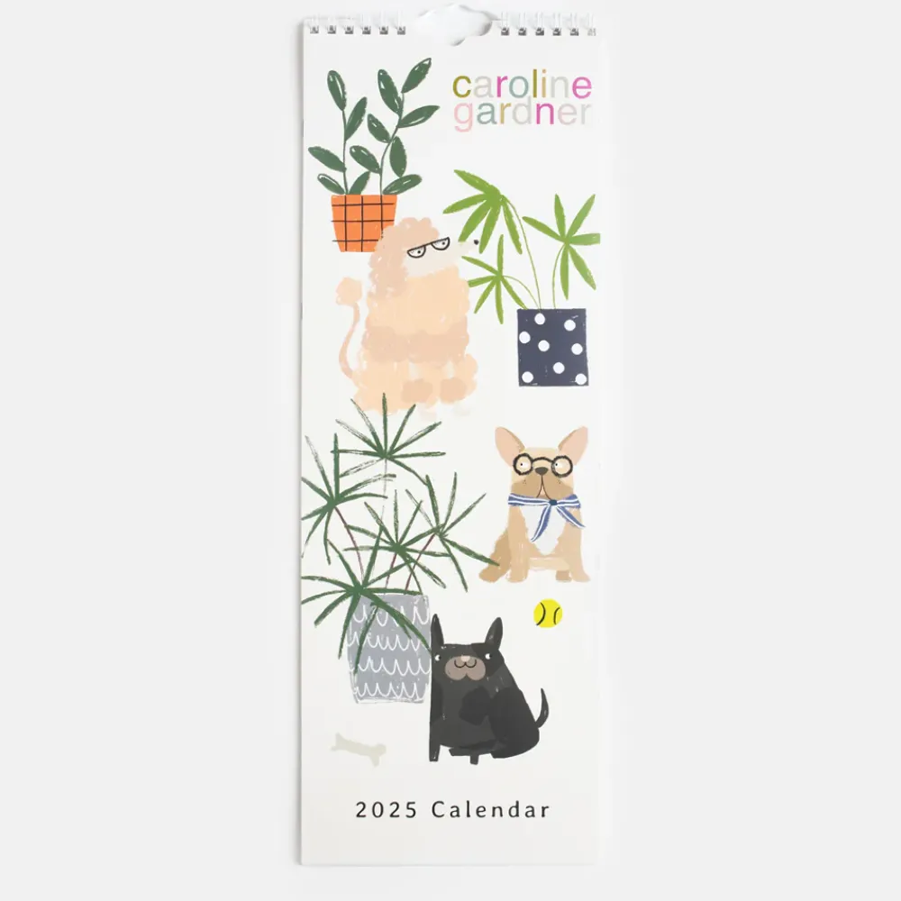 Dogs 2025 Slim Calendar>Caroline Gardner Clearance