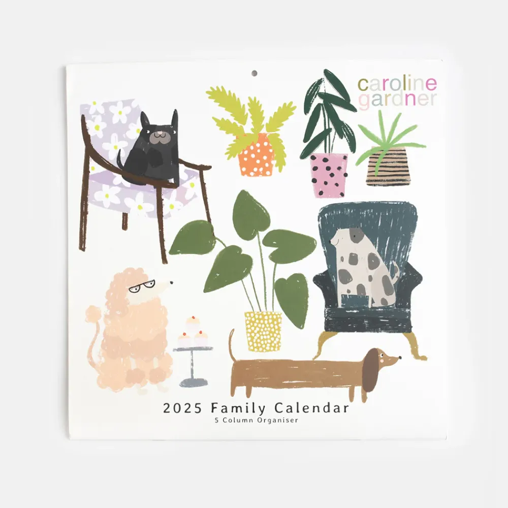 Dogs 2025 Square Family Calendar>Caroline Gardner Shop