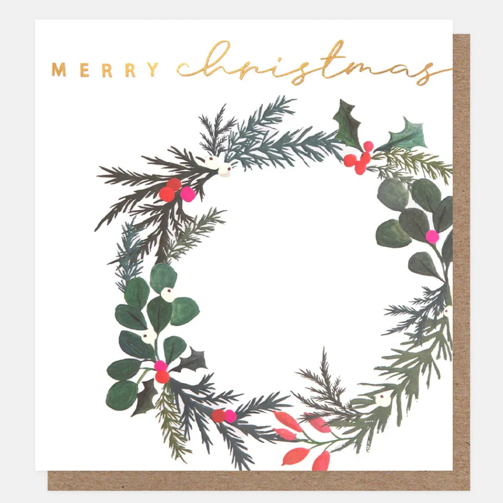 Dove & Wreath Mixed Charity Christmas Cards Pack of 8>Caroline Gardner Best Sale