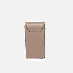 Dove Grey Leather Corallo Phone Bag>Caroline Gardner Best Sale