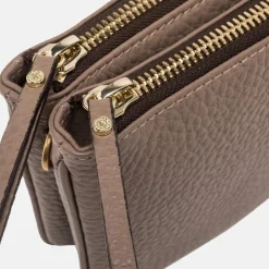 Dove Grey Leather Frida Crossbody Bag><noscript><img width=