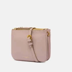 Dusky Pink Leather Frida Crossbody Bag><noscript><img width=