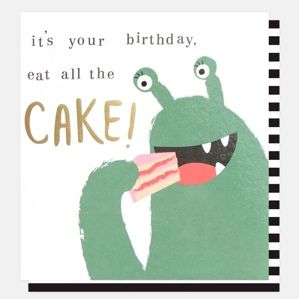 Eat All The Cake Birthday Card>Caroline Gardner New