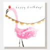 Flamingo & Bunting Birthday Card>Caroline Gardner Store