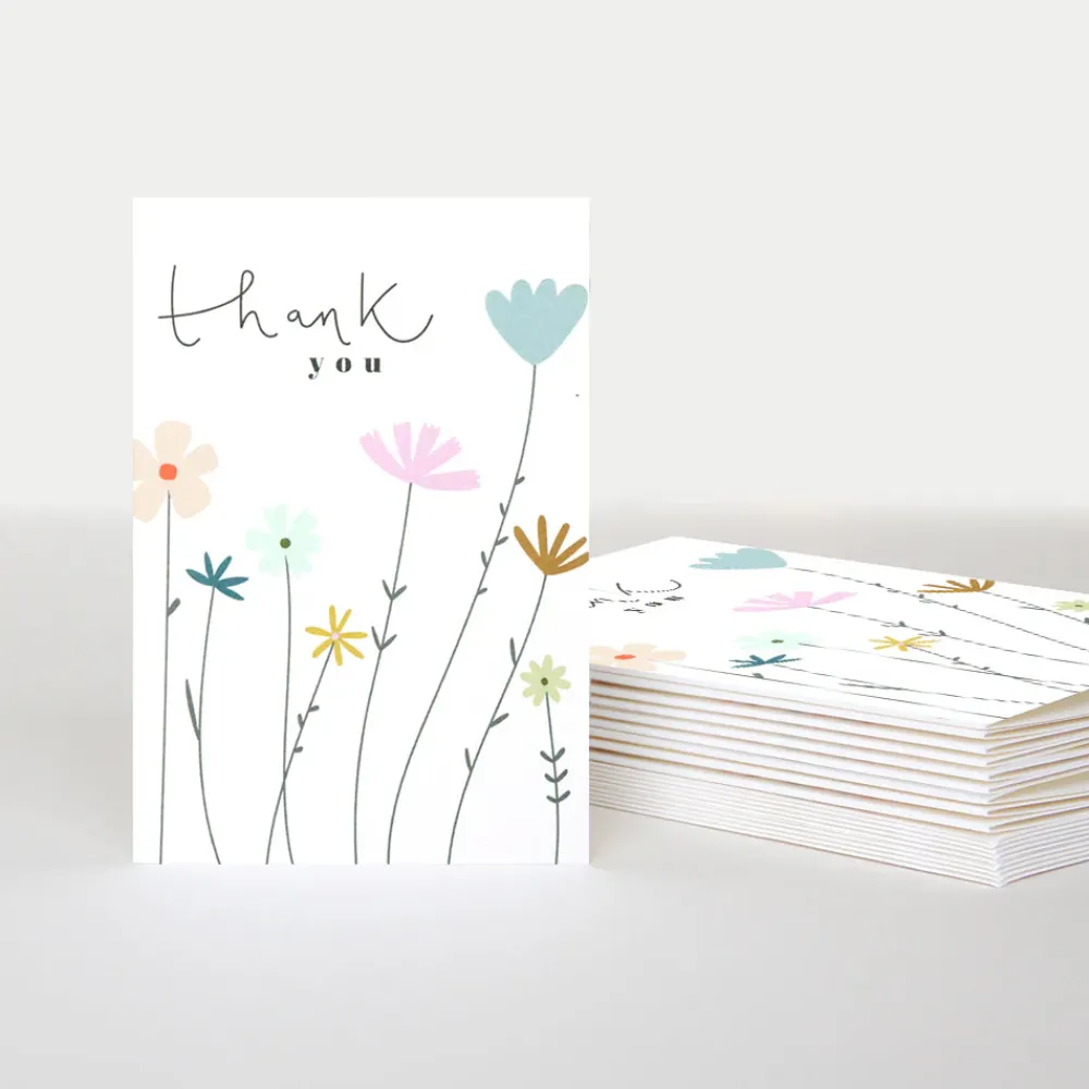 Fleur Floral Thank You Notecards Pack of 10>Caroline Gardner Outlet