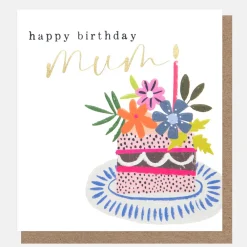 Floral Cake Birthday Card For Mum>Caroline Gardner Hot