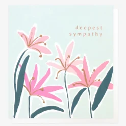 Floral Deepest Sympathy Card>Caroline Gardner Outlet