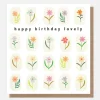 Floral Frames Happy Birthday Lovely Card>Caroline Gardner Best