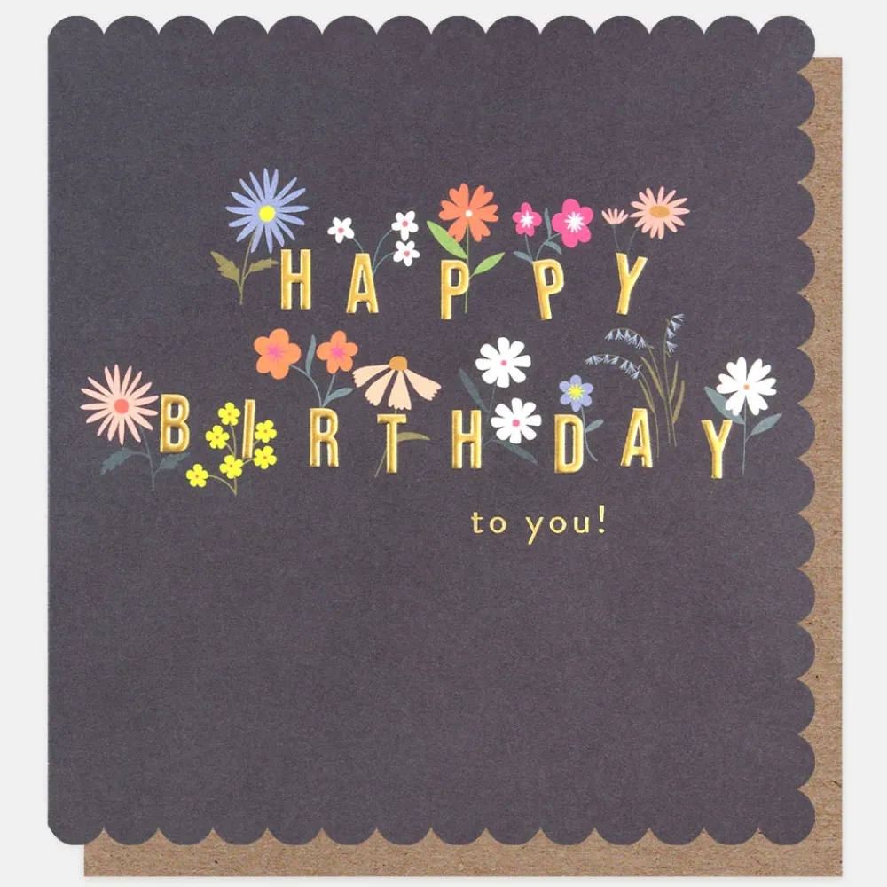 Floral Happy Birthday To You Card>Caroline Gardner Hot