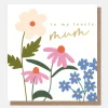 Flowers To My Lovely Mum Mother's Day Card>Caroline Gardner Flash Sale