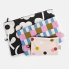 Flower/Stripe/Dotty Set of 3 Travel Pouches>Caroline Gardner Cheap