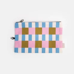 Flower/Stripe/Dotty Set of 3 Travel Pouches><noscript><img width=