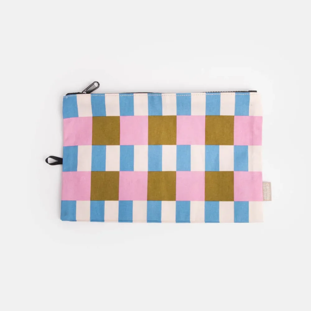 Flower/Stripe/Dotty Set of 3 Travel Pouches>Caroline Gardner Cheap