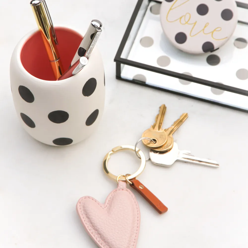 Glass/Black Scattered Spot Trinket Tray>Caroline Gardner Cheap